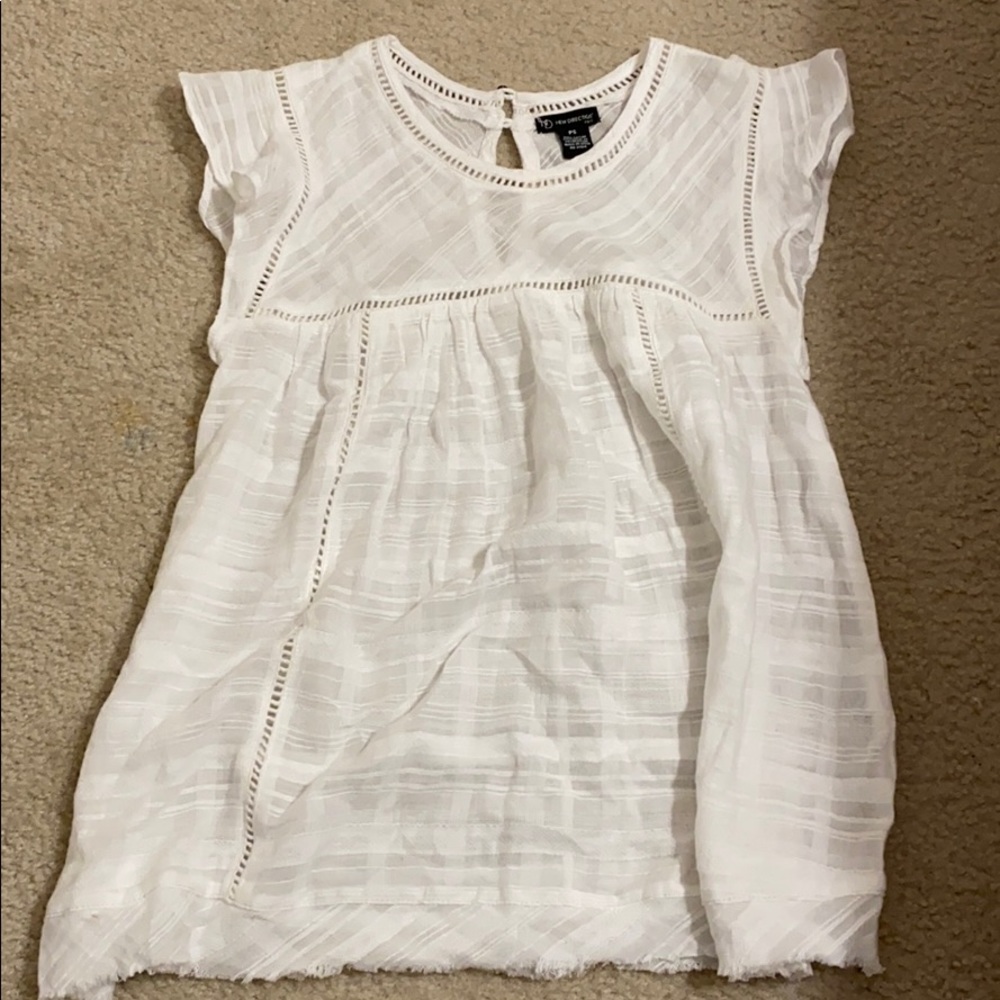 white lace blouse